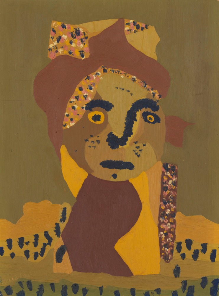 &amp;ldquo;Personnage&amp;rdquo;, 1943-1944
Oil on board
13 1/4 x 9 3/4 inches
33.5 x 25 cm
CHA 28

$45,000
