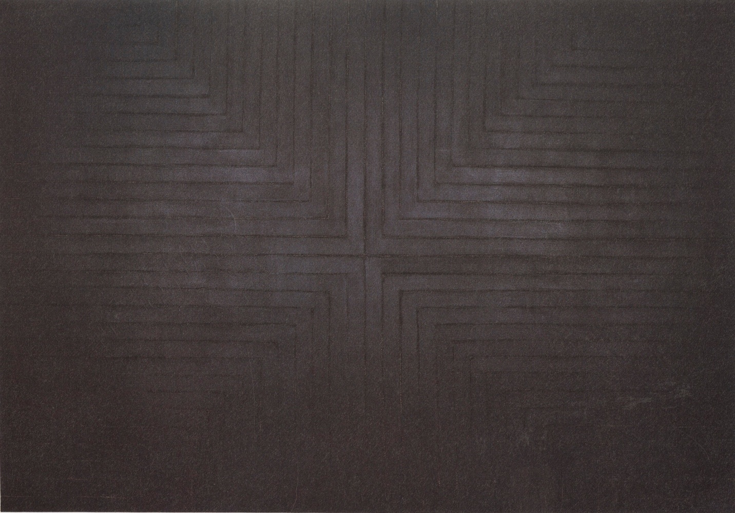 FRANK STELLA
Arbeit Macht Frei
1958
enamel on canvas
85 x 121 1/2 inches (215.9 x 308.6 cm)
Private Collection&amp;nbsp;