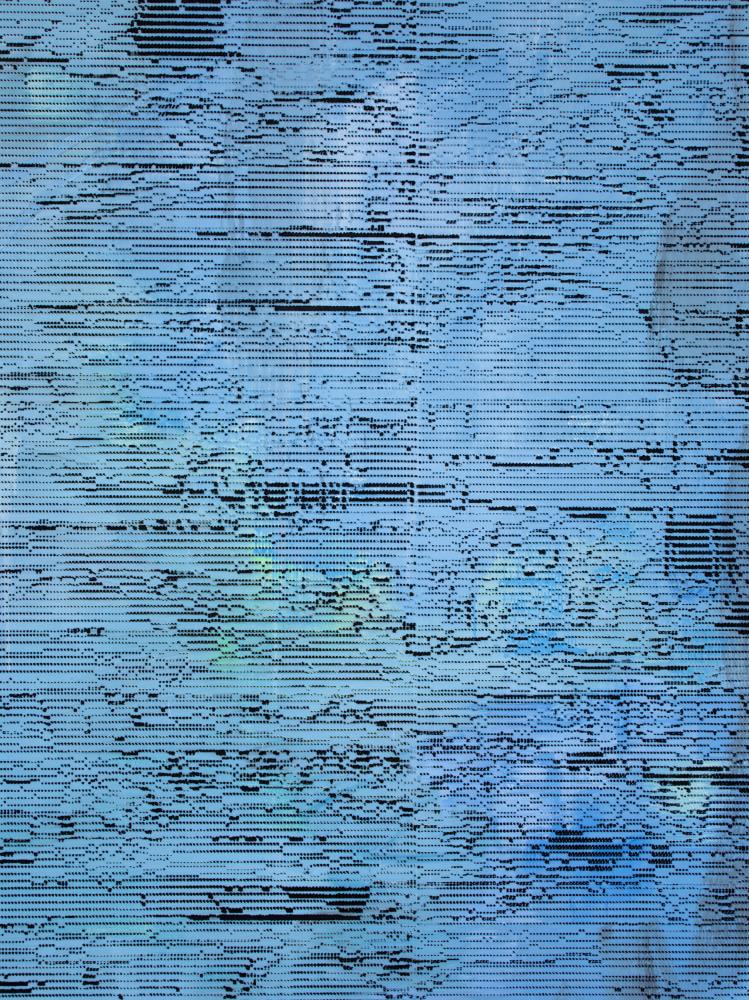 Jacqueline Humphries, z..?*, 2019 (detail)