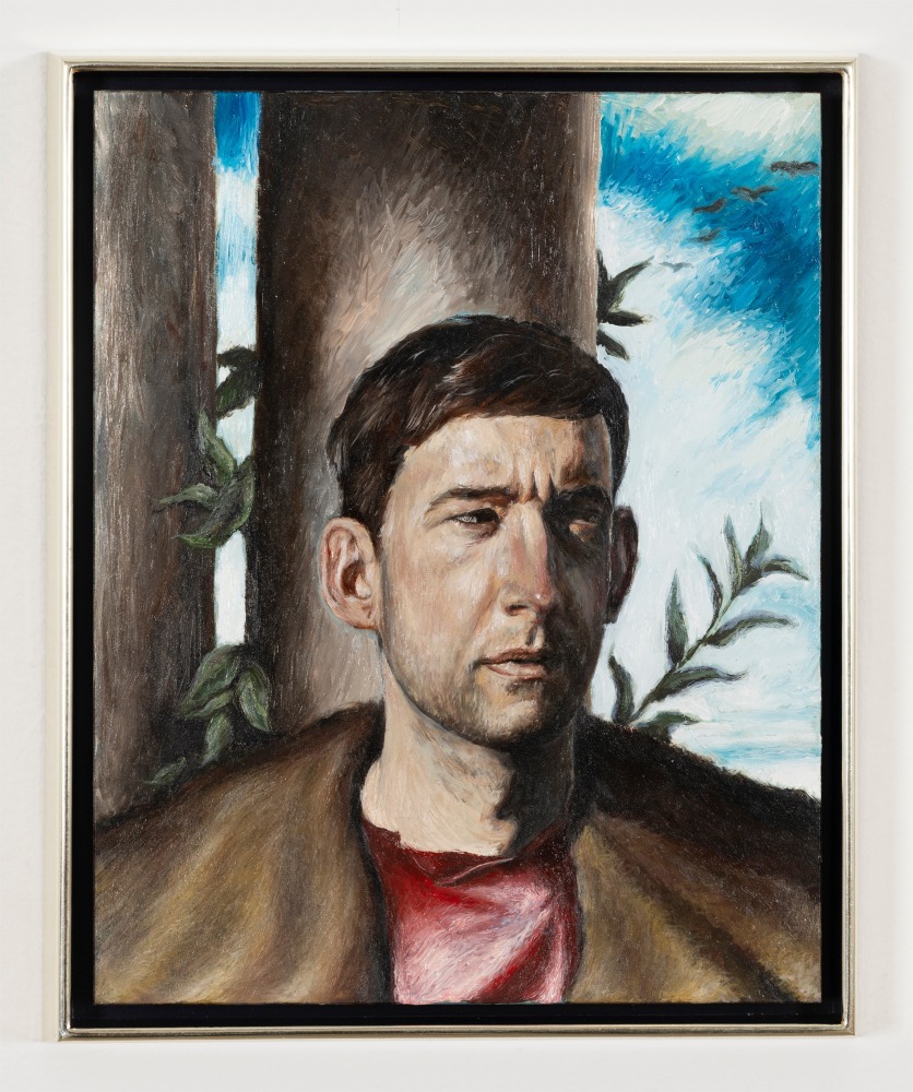 Giangiacomo Rossetti
Fantasia n.2 - Il piccolo imperatore, 2020
Oil on hardboard panel, artist&amp;#39;s frame
Painting: 10 x 8 inches (25.4 x 20.3 cm)
Artist frame: 11 x 9 x 1 3/8 inches (27.9 x 22.9 x 3.5 cm)