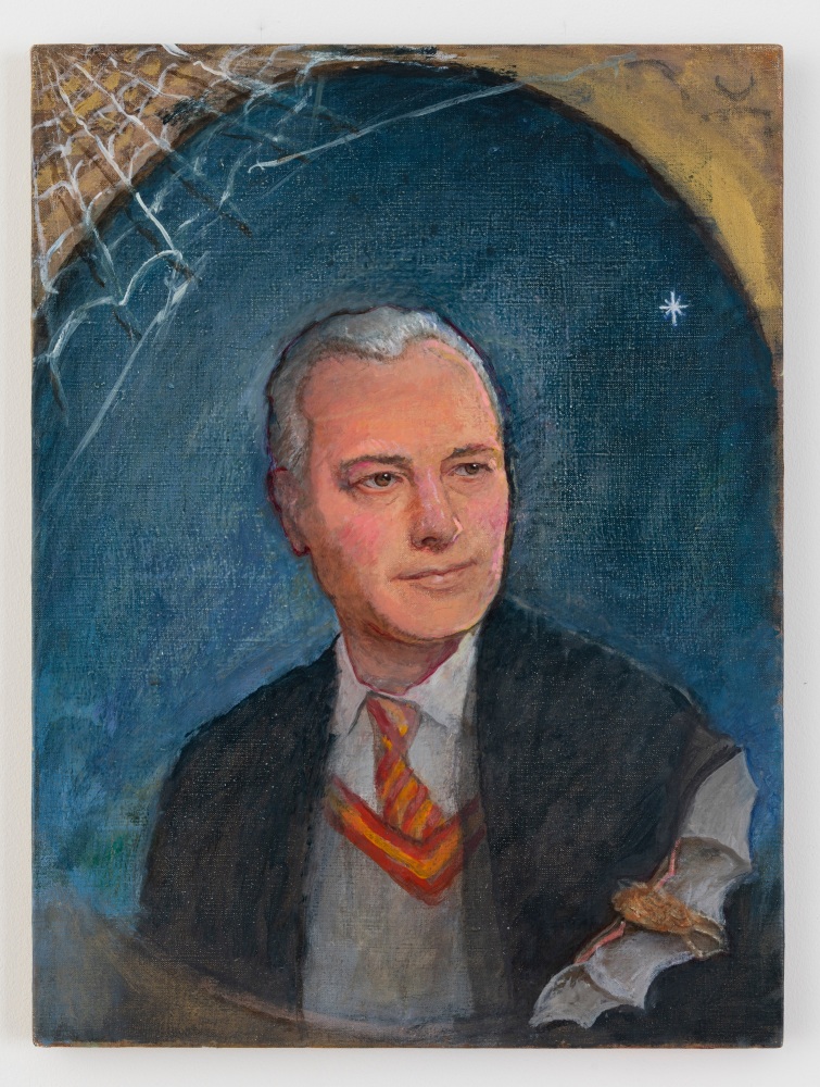 Michael Fullerton

C.D. Jackson (Harry Potter Version), 2020

Oil on linen

23 5/8 x 17 3/4 x 5/8 inches (60 x 45 x 1.5 cm)