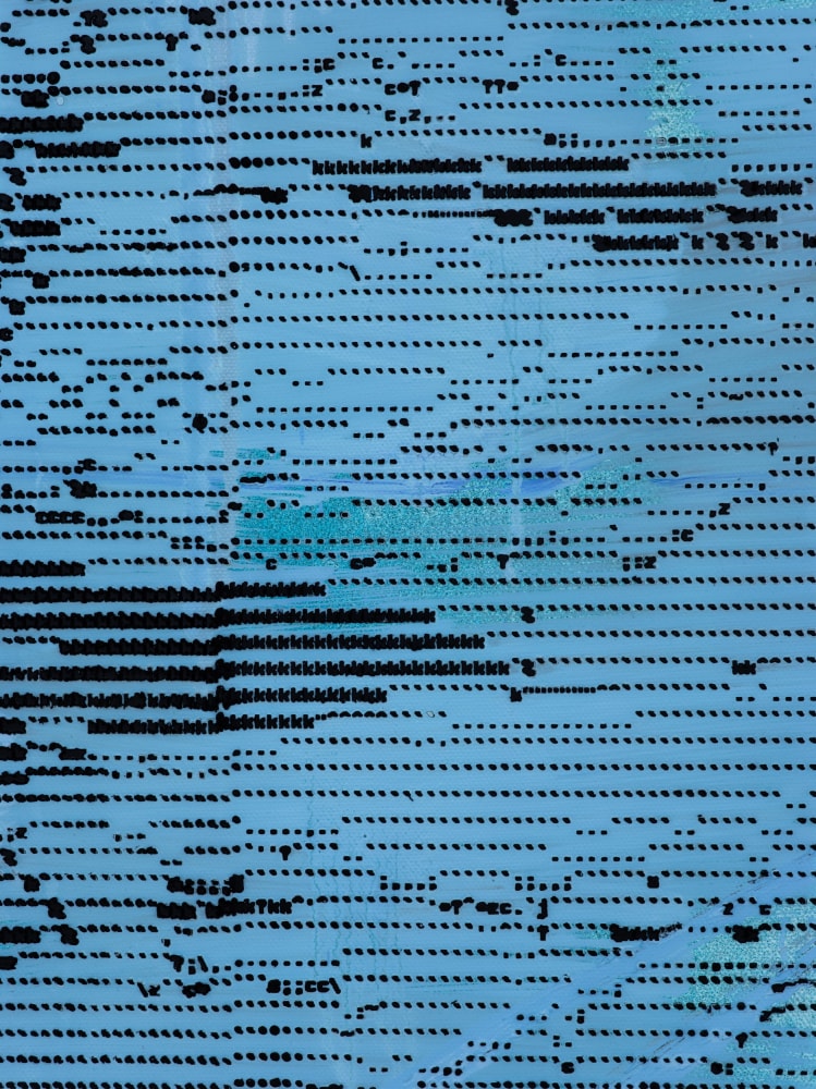 Jacqueline Humphries,&amp;nbsp;z..?*, 2019 (detail)