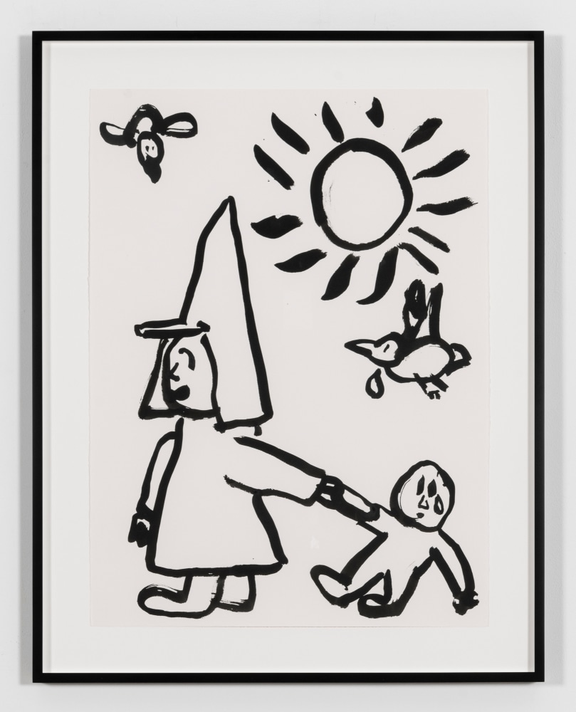 Paul Chan

das Verbrechen (crime), 2020
Ink on paper
Paper: 30 x 22 inches (76.2 x 55.9 cm)
Frame: 36 x 28 1/4 x 1 1/2 inches (91.4 x 71.8 x 3.8 cm)