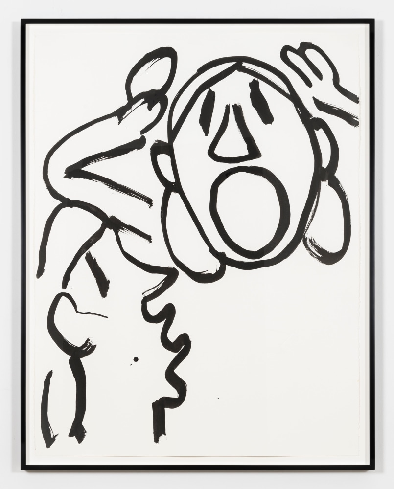 Paul Chan

die W&amp;auml;hrung (currency), 2020
Ink on paper
Paper: 49 7/8 x 38 3/8 inches (126.7 x 97.5 cm)
Frame: 53 1/8 x 41 5/8 x 1 3/4 inches (134.9 x 105.7 x 4.4 cm)