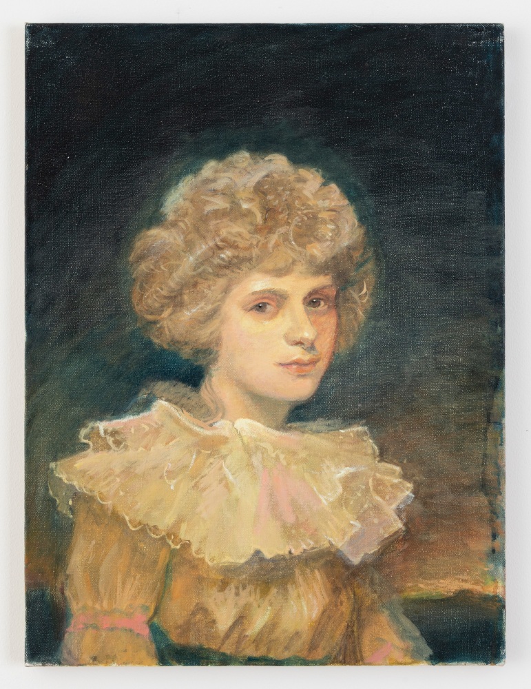 Michael Fullerton

Duchess of Devonshire II,&amp;nbsp;2020

Oil on linen

23 5/8 x 17 3/4 x 5/8 inches (60 x 45 x 1.5 cm)