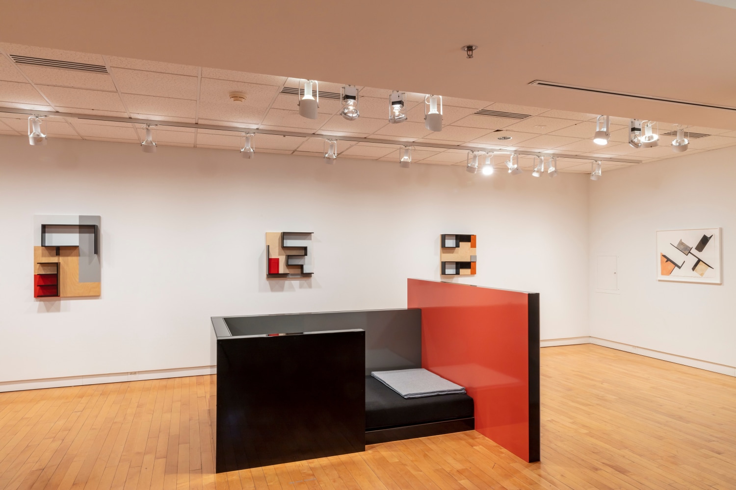 Installation view of&amp;nbsp;Andrea Zittel: An Institute of Investigative Living
Miller Institute for Contemporary Art at Carnegie Mellon University, Pittsburgh, PA
January 25 &amp;ndash; March 8, 2020
Photo: Tom Little
