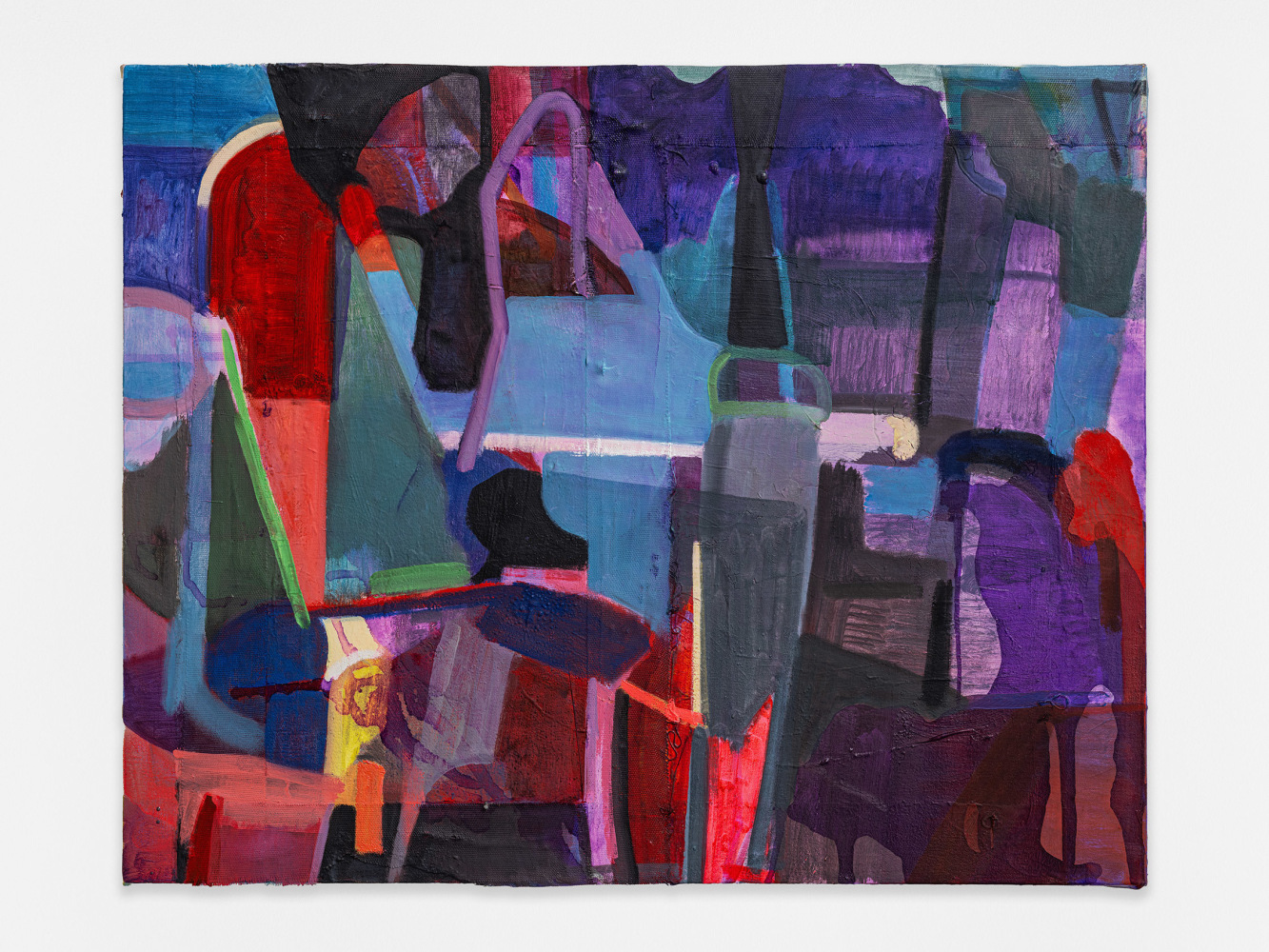 Alex Hubbard
Sabbatarian
2024
Oil, urethane, resin, fiberglass pigment on canvas
24 1/8 x 30 1/8 x 1 1/4 inches (61.3 x 76.5 x 3.2 cm)