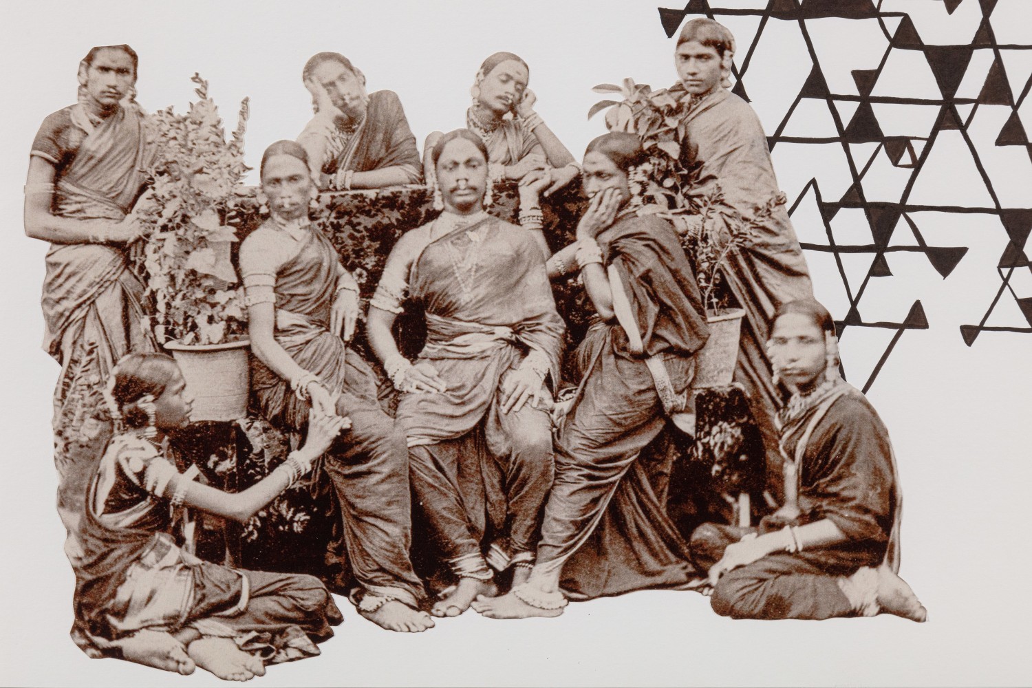 Kader Attia
Untitled (detail)
2020
Collage, ink, photograph, photocopy, print on paper
Framed Dimensions:
26 1/2 x 32 1/4 x 1 1/2 inches (67.3 x 81.9 x 3.8 cm)
Artwork Dimensions:
19 5/8 x 25 1/2 inches (49.8 x 64.8 cm)