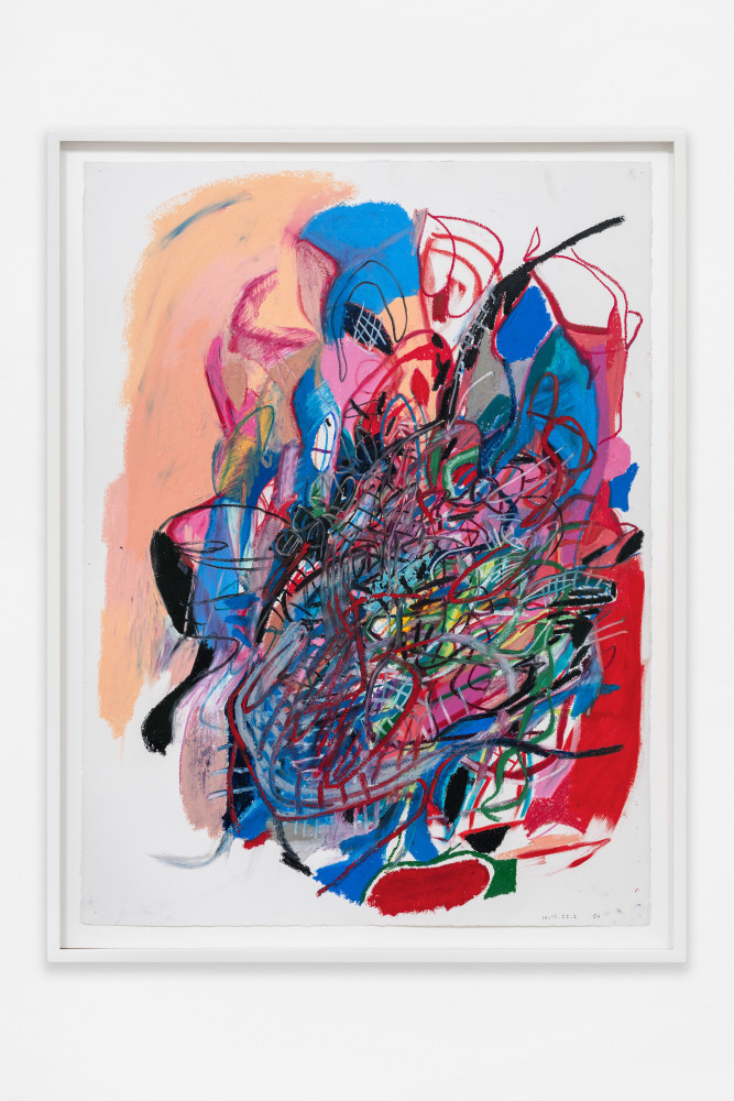 Elliott Hundley
14.12.22.2
2022
Oil stick on paper
33 x 25 x 1 1/2 inches (83.8 x 63.5 x 3.8 cm)