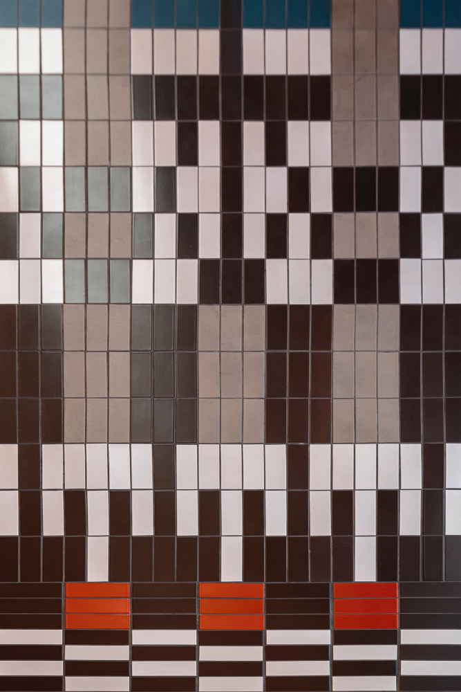 Pattern Fields: Omnidirectional Pattern Spread #1&amp;nbsp;(detail)
2019
Ceramic tile
Dimensions variable
Edition&amp;nbsp;of 5 +&amp;nbsp;1 AP