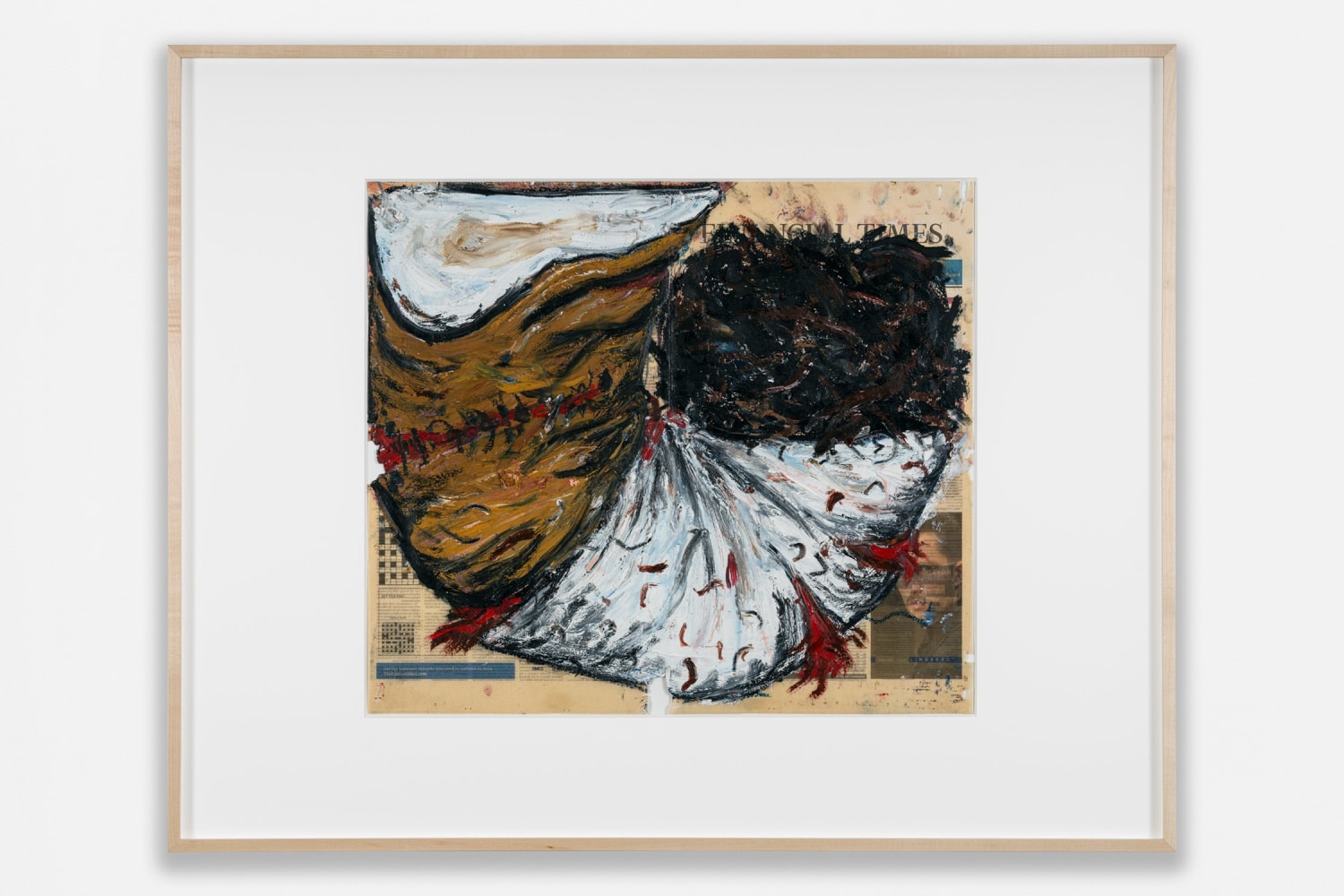 Walead Beshty
(Financial Times, Tuesday 18 January 2022; Los Angeles, California) سبسي
2023
Oil pastel on newspaper
31 5/8 x 39 1/2 x 1 3/4 inches (80.3 x 100.3 x 4.4 cm)