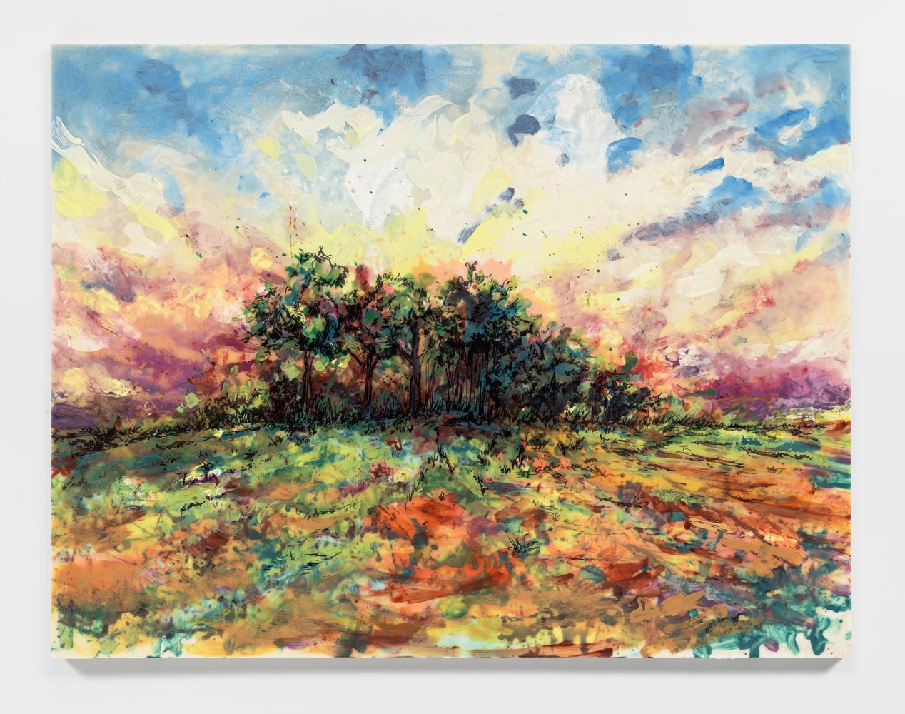 Kevin Beasley
The Light and the Thicket
2024
Polyurethane resin, raw Virginia cotton, Sharpie transfer, fiberglass
55 3/4 x 72 3/4 x 1 7/8 inches (141.6 x 184.8 x 4.8 cm)