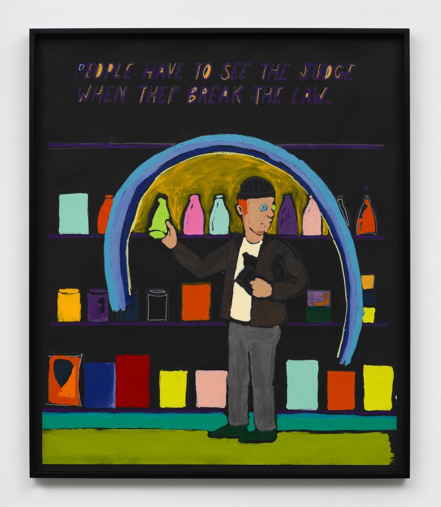 Sable Elyse Smith
Coloring Book 133
2023
Screen printing ink, oil pastel, and oil stick on paper
63 1/4 x 53 1/2 inches (160.7 x 135.9 cm)