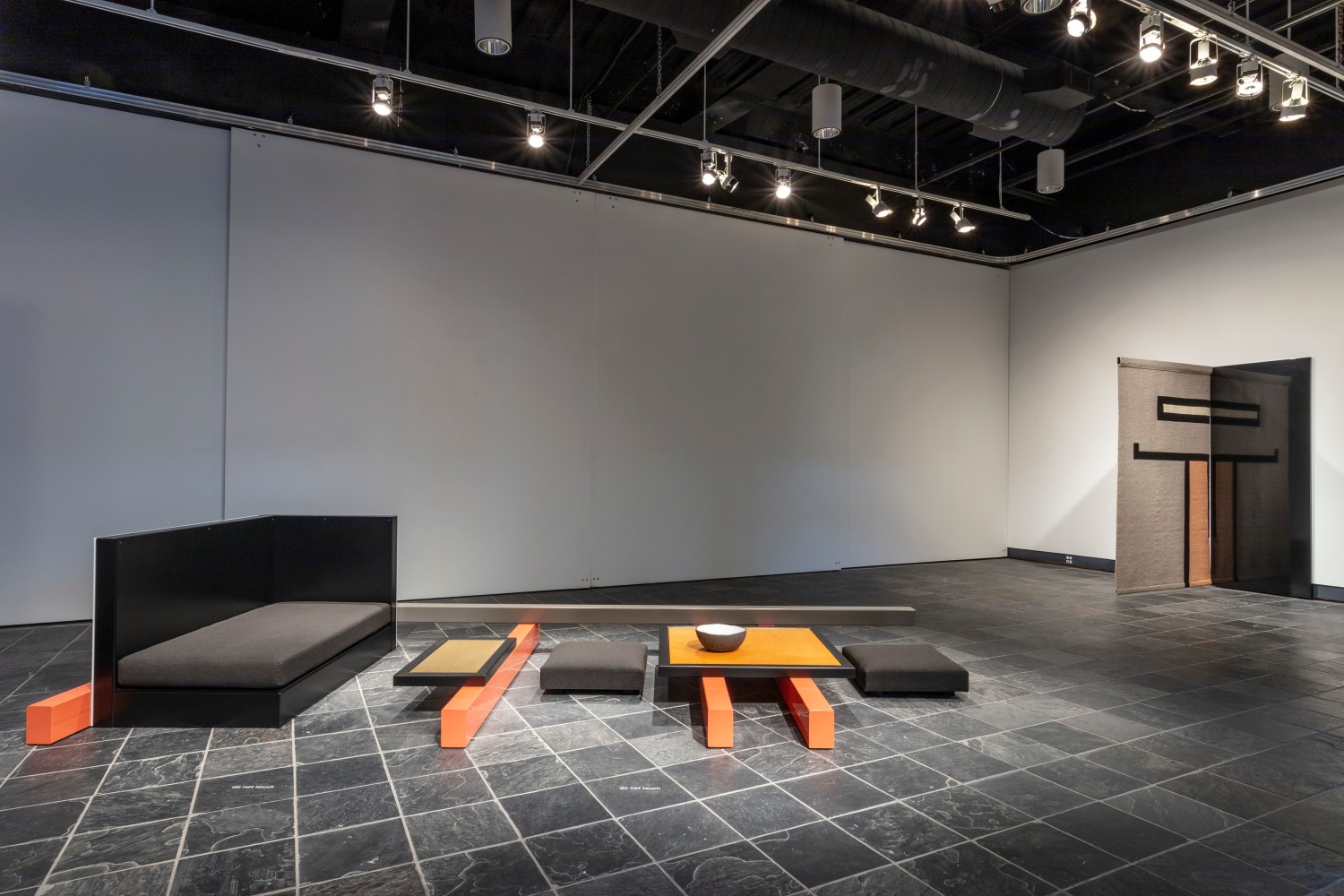 Installation view of Andrea Zittel: An Institute of Investigative Living
Miller Institute for Contemporary Art at Carnegie Mellon University, Pittsburgh, PA
January 25 &amp;ndash; March 8, 2020
Photo: Tom Little