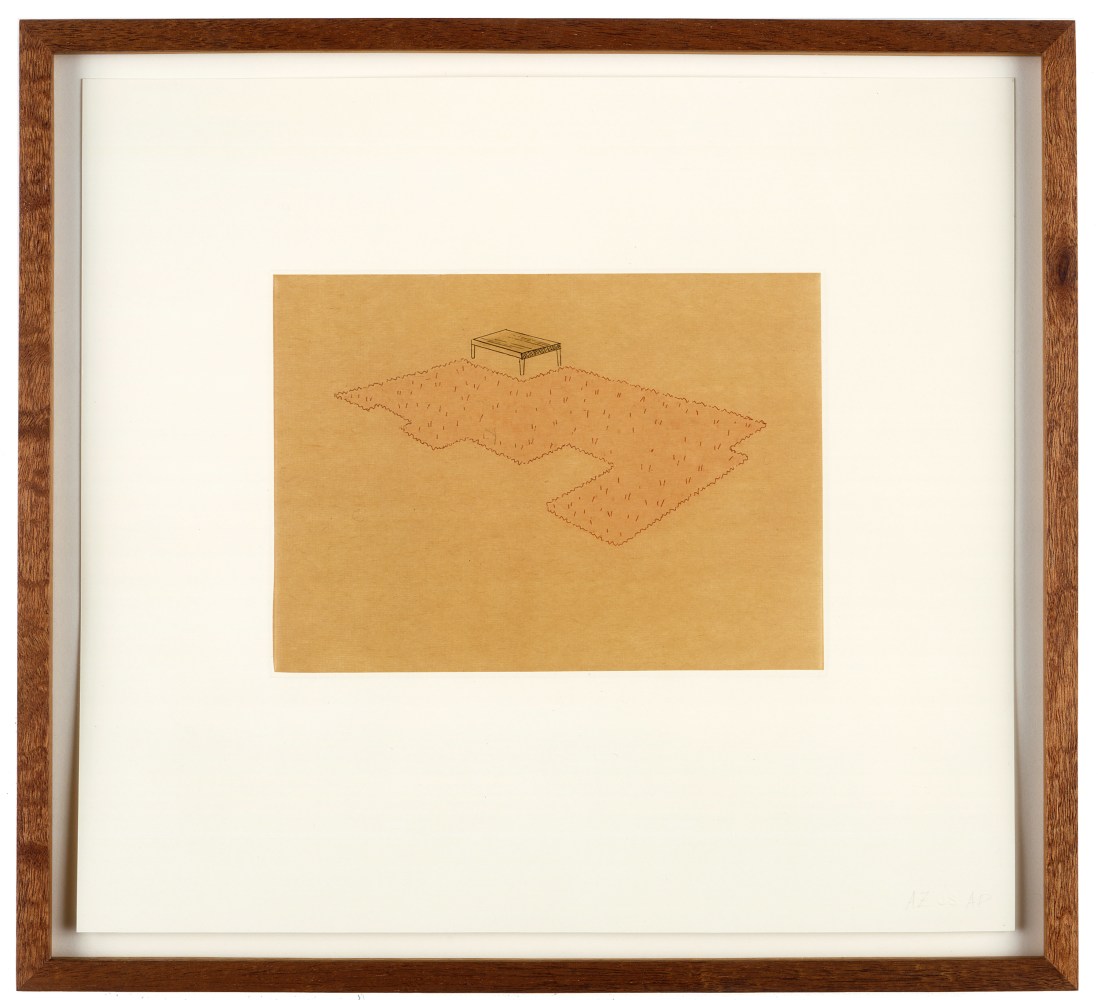 Rules of Raugh&amp;nbsp;(detail)
2005
Set of 11 etching and aquatint prints on Chine-coll&amp;eacute;
Paper Dimensions:
13 1/2 x 15 inches (34.3 x 38.1 cm)
Framed Dimensions:
15 1/4 x 16 5/8 x 1 1/4 inches (38.7 x 42.2 x 3.2 cm)
Edition of 20, 2 AP