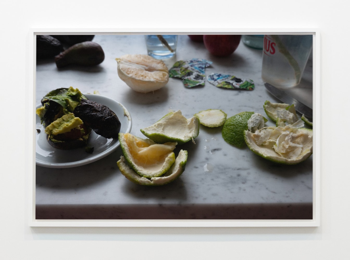 Wolfgang Tillmans
still life Ethiopia
2019
Inkjet print on paper mounted on Dibond aluminum in artist&amp;#39;s frame
57 1/8 x 85 3/8 x 2 3/8 inches (145.1 x 216.9 x 6 cm)
Edition of 1 + 1 AP
$100,000

DOUBLE CLICK IMAGE FOR MORE VIEWS
