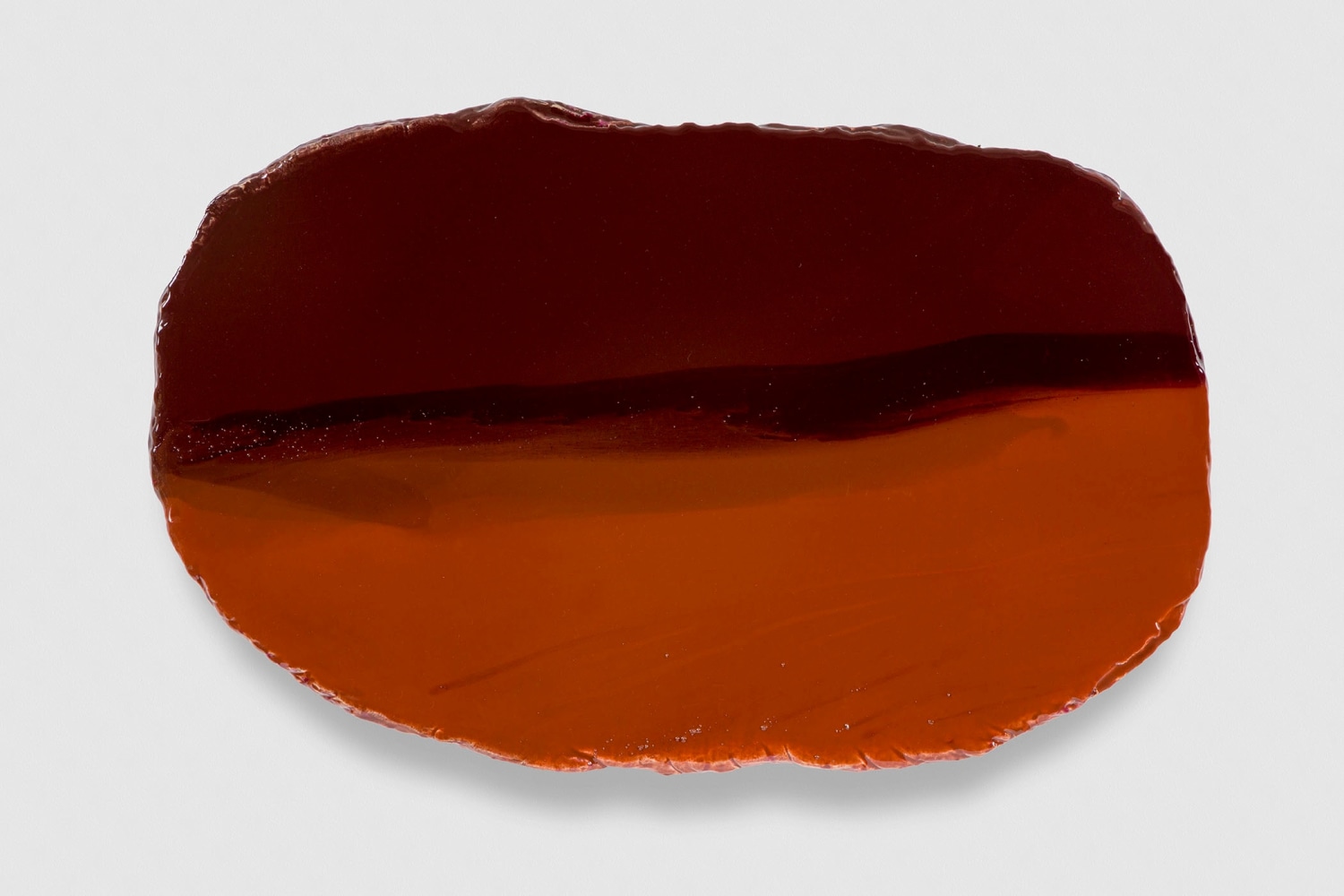 Liz Larner
i (porcelain melt)
2015
Ceramic, epoxy
21 x 33 1/2 x 9 1/4 inches (53.3 x 85.1 x 23.5 cm)
