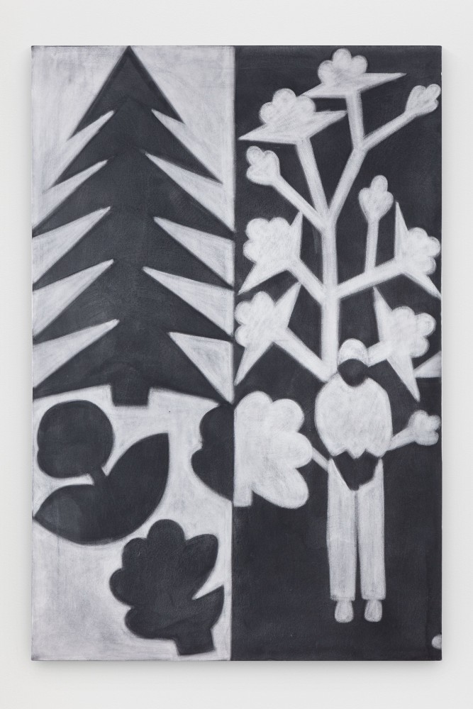 Silke Otto-Knapp
Forest (detail)
2019
Watercolor on canvas
3 panels, overall:
59 1/8 x 118 1/8 x 3/4 inches (150 x 300 x 1.9 cm)