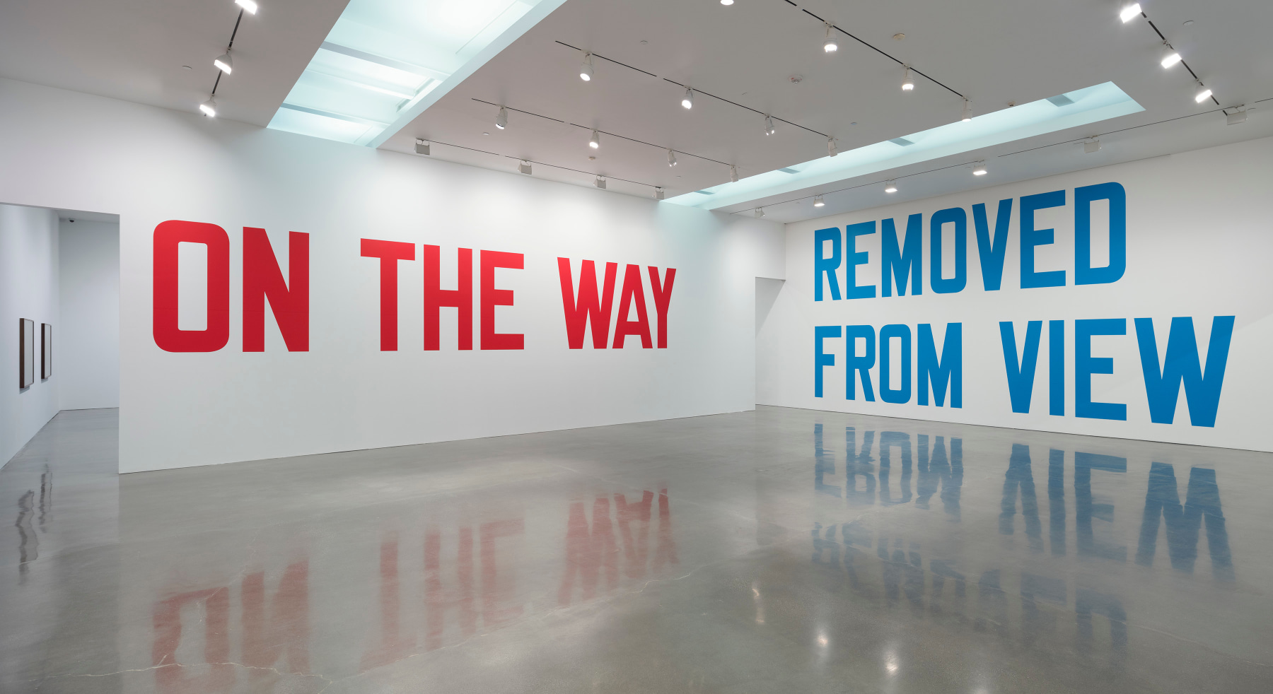 Lawrence Weiner On View