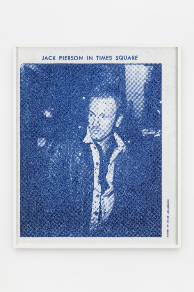 Jack Pierson
In Times Square
2020
Digital print on archival paper
Framed Dimensions:
63 3/8 x 52 1/4 x 2 inches (161 x 132.7 x 5.1 cm)
Image Dimensions:
62 x 51 inches (157.5 x 129.5 cm)
Edition of 3, 2 AP

$50,000