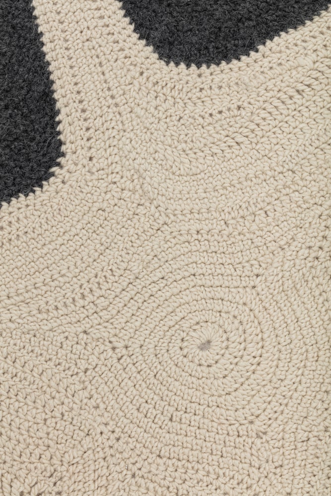 Andrea Zittel
Single Strand Shapes: Forward Motion (large white star)&amp;nbsp;(detail)
2005
Sheep&amp;#39;s wool, crocheted
96 1/4 x 102 1/2 x 1/8 inches (244.5 x 260.4 x .3 cm)