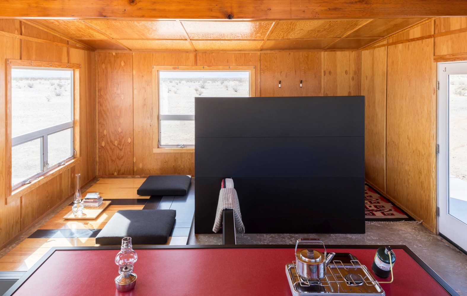 Installation view of&amp;nbsp;Planar Configuration (Wonder Valley Experimental Living Cabin #1)

2016
Wonder Valley, CA