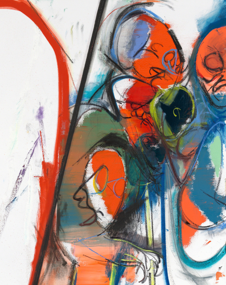 Daniel Richter
Hasparanda (Tyska 3) (detail)
2020
Oil on canvas
90 1/2 x 67 inches (230 x 170 cm