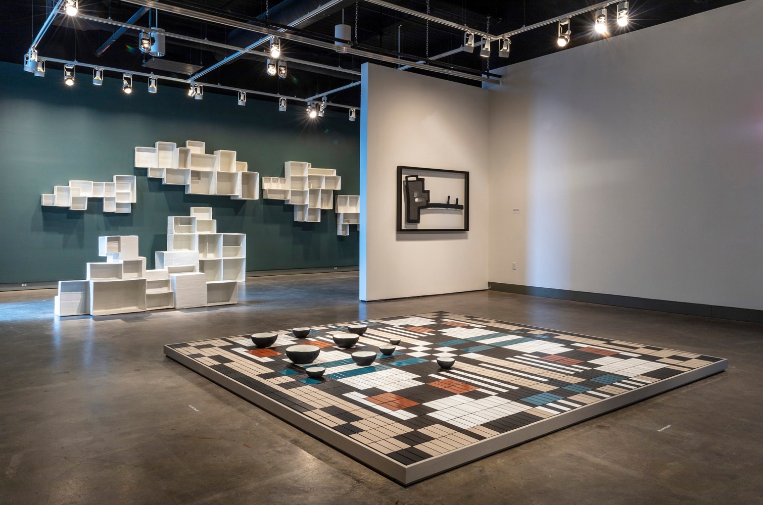 Installation view of Andrea Zittel: An Institute of Investigative Living
Miller Institute for Contemporary Art at Carnegie Mellon University, Pittsburgh, PA
January 25 &amp;ndash; March 8, 2020
Photo: Tom Little