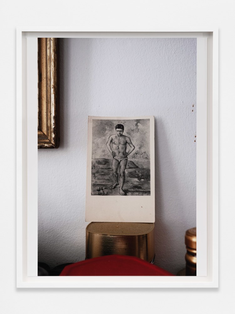 Wolfgang Tillmans
C&amp;eacute;zanne Bather Postcard Keithstrasse
2022
Inkjet print on paper
17 5/8 x 13 5/8 x 1 inches (44.8 x 34.6 x 2.5 cm)