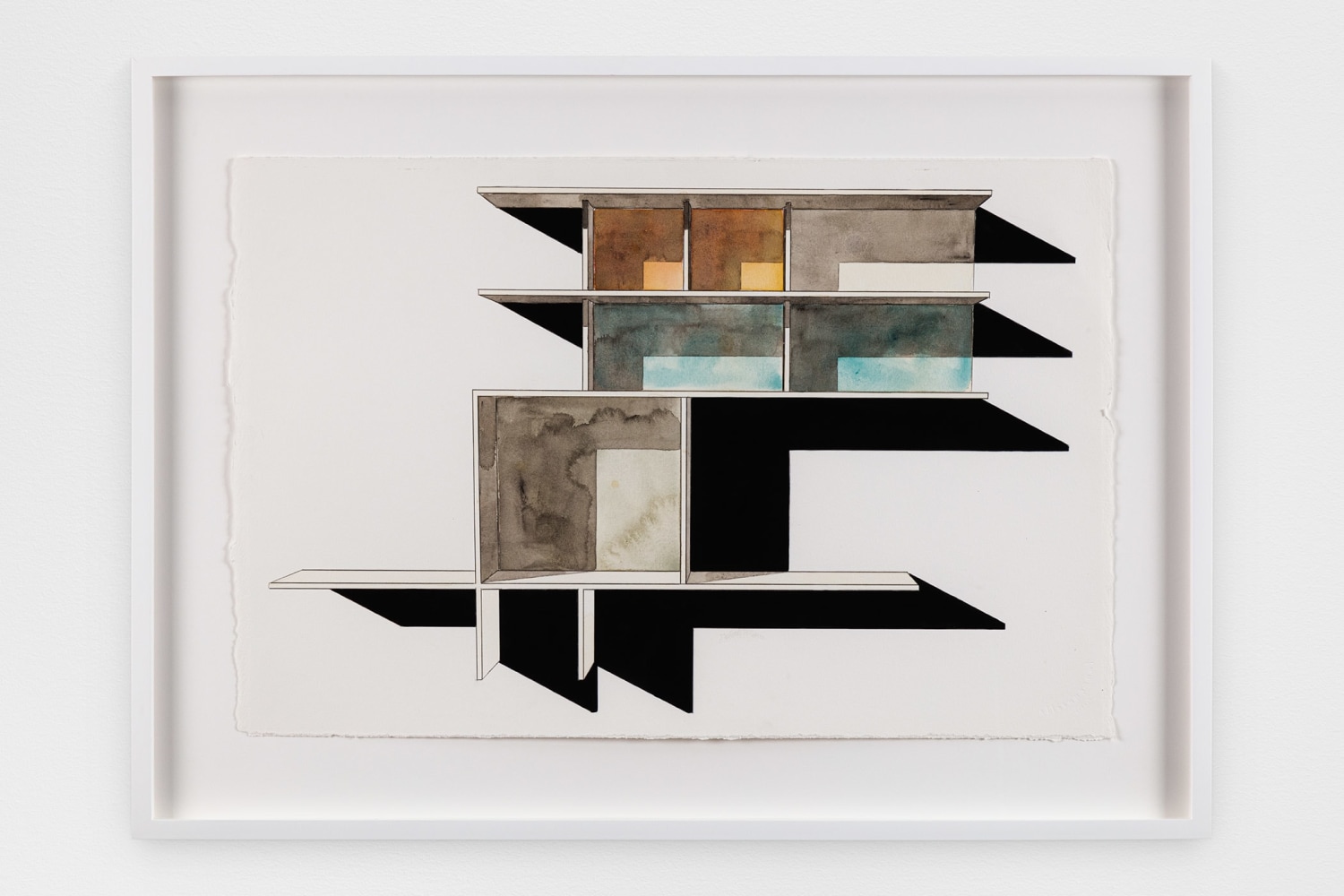 Andrea Zittel
Study for Cellular Grid #1
2018
Watercolor and gouache on paper
20 1/8 x 27 3/4 inches (51.1 x 70.5 cm)