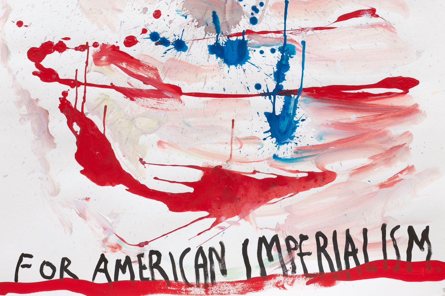 Raymond Pettibon
No Title (For American imperialism)&amp;nbsp;(detail)
2020
Ink and acrylic on paper
50 x 38 inches (127 x 96.5 cm)
$65,000