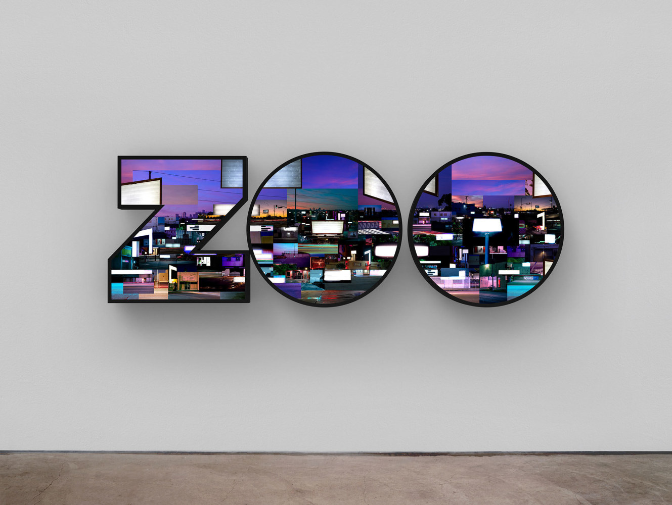 ZOO
2020
Chromogenic transparency on acrylic in aluminum lightbox with LEDs
39 1/2 x 122 7/8 x 7 inches (100.3 x 312.1 x 17.8 cm)
Edition of 4, 2 APs
&amp;nbsp;
