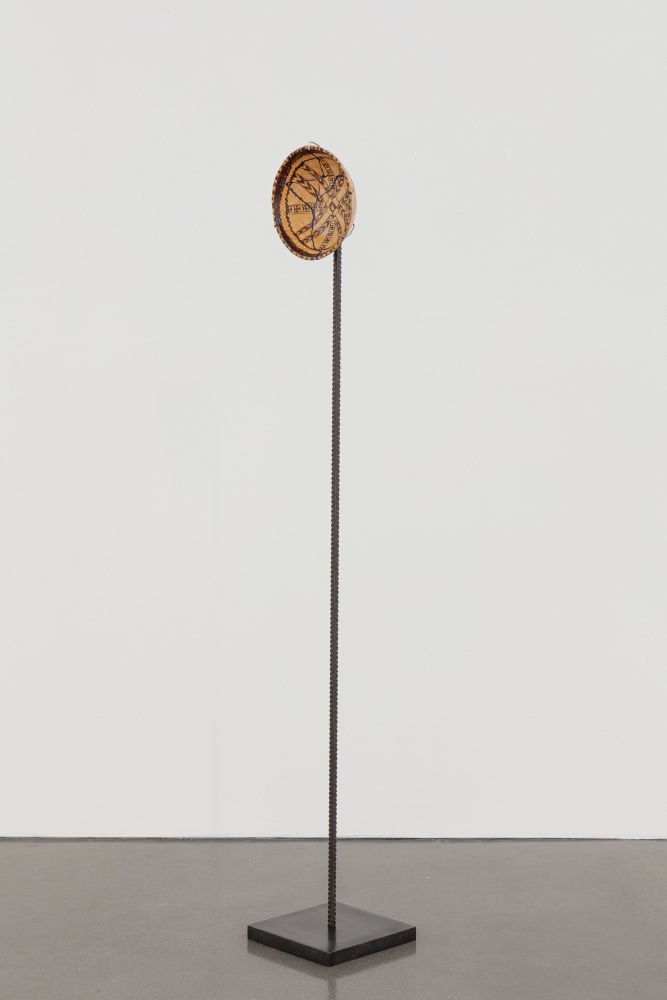 Kader Attia
Untitled
2020
Ceramic, terracotta, epoxy resin and steel plinth
Artwork Dimensions:
9 x 9 x 3 1/8 inches (22.9 x 22.9 x 7.9 cm)
Overall Dimensions:
65 1/2 x 9 3/4 x 9 3/4 inches (166.4 x 24.8 x 24.8 cm)