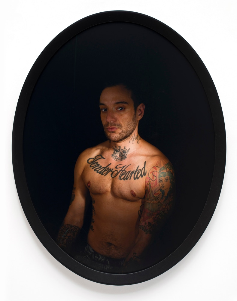 Catherine Opie
Rocco
2012
Pigment print
Image Dimensions:&amp;nbsp;50 x 38 1/2 inches (127 x 97.8 cm) (oval)
Framed Dimensions:&amp;nbsp;53 1/2 x 41 1/2 inches (135.9 x 105.4 cm)
Edition of 5, 2 AP
$45,000