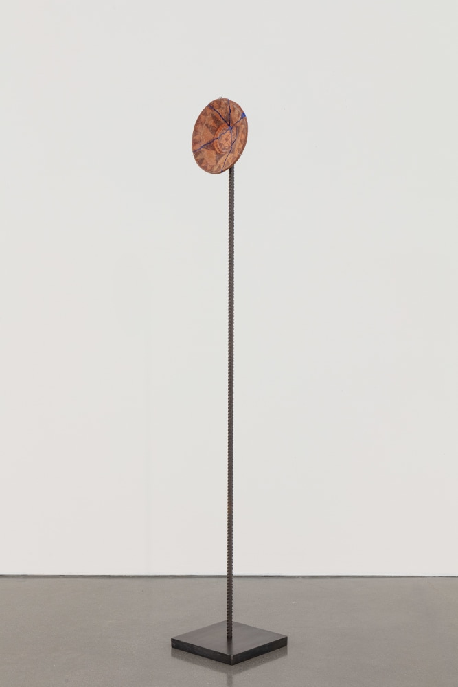 Kader Attia
Untitled
2020
Ceramic, terracotta, epoxy resin and steel plinth
Artwork Dimensions:
8 5/8 x 8 5/8 x 2 &amp;nbsp;3/8 inches (21.9 x 21.9 x 6 cm)
Overall Dimensions:
65 x 9 7/8 x 9 7/8 inches (165.1 x 25.1 x 25.1 cm)