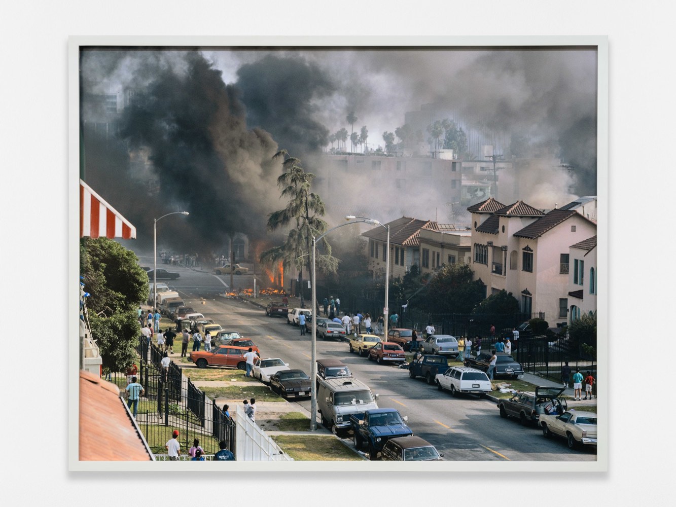 Catherine Opie
L.A. Uprising, Catalina Rooftop, 1992
1992/2024
Pigment print
31 x 38 1/2 x 2 inches (78.7 x 97.8 x 5.1 cm)