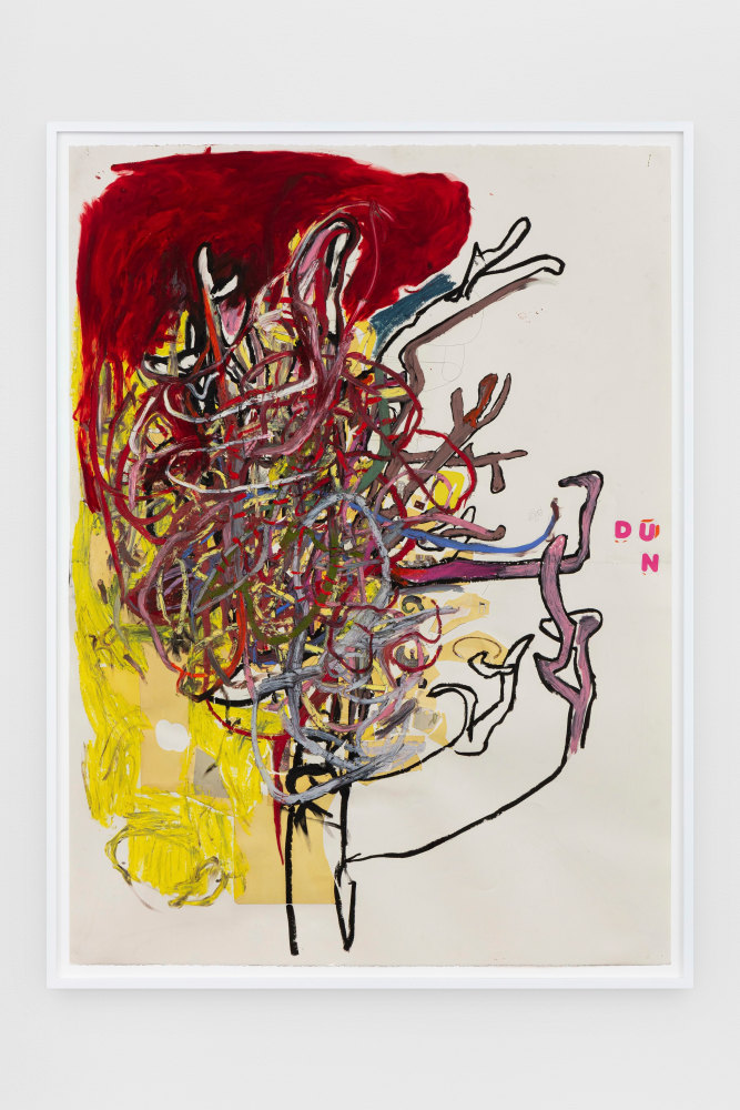 11.12.19.2
2019
Oil, oil stick, ink, and collage on paper
Artwork Dimensions:
60 x 44 inches (152.4 x 111.8 cm)
Framed Dimensions:
63 1/4 x 47 1/4 x 2 inches (160.7 x 120 x 5.1 cm)