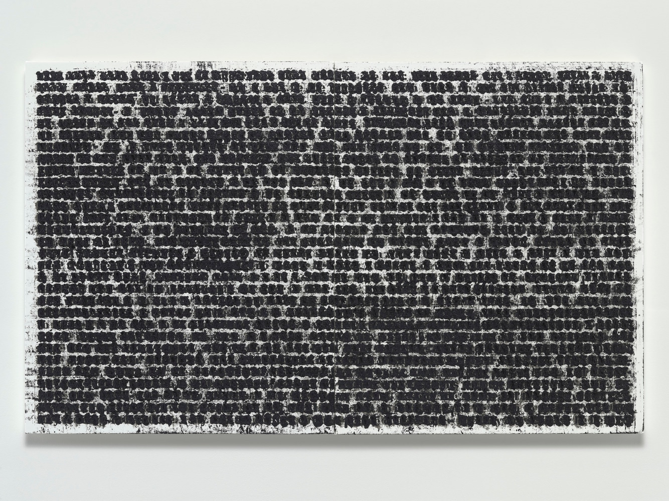 Glenn Ligon
Redacted #3
2023
Oil stick and gesso on two canvases
Overall: 47 1/4 x 78 x 1 5/8 inches (120 x 198 x 4 cm)