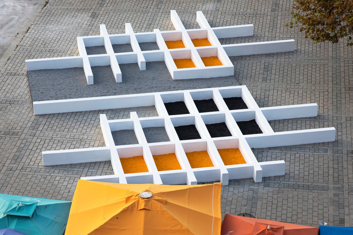 Personal Plots
2019
Concrete block, plaster, paint, and gravel
18 x 634 x 433 inches (45.7 x 1610.4 x 1099.8 cm)

Installation view of the&amp;nbsp;16th Istanbul Biennial, Istanbul, Turkey

Available by commission

CLICK IMAGE FOR MORE VIEWS