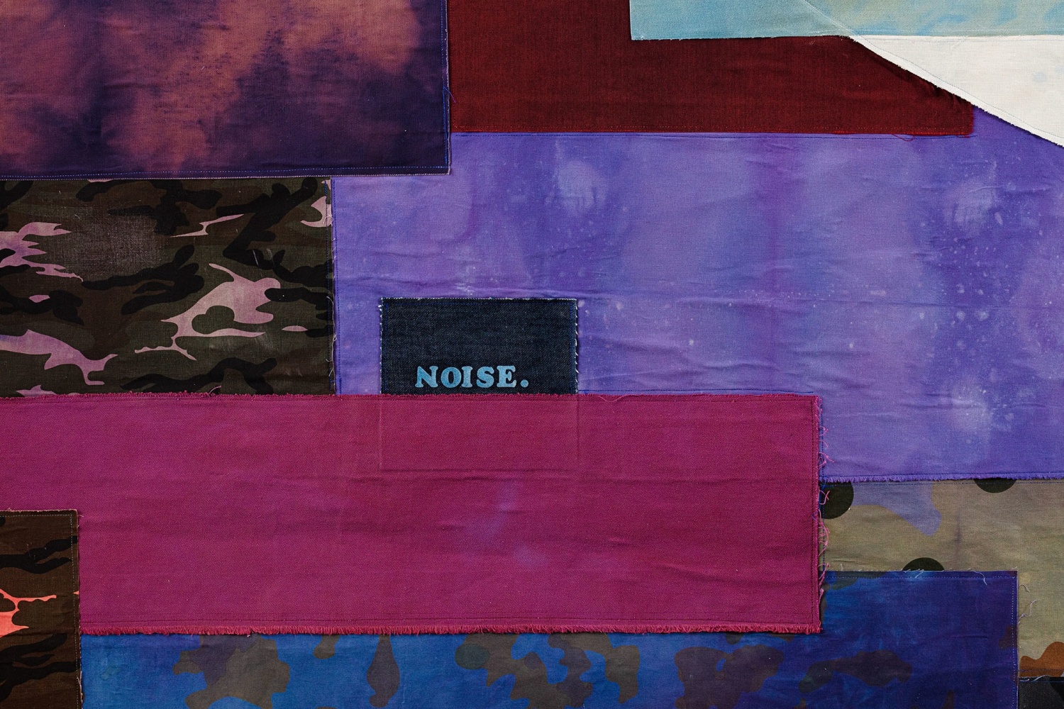 Target&amp;nbsp;(detail)
2020
Mixed fabrics
116 x 119 1/2 x 3 inches (294.6 x 303.5 x 7.6 cm)
&amp;nbsp;