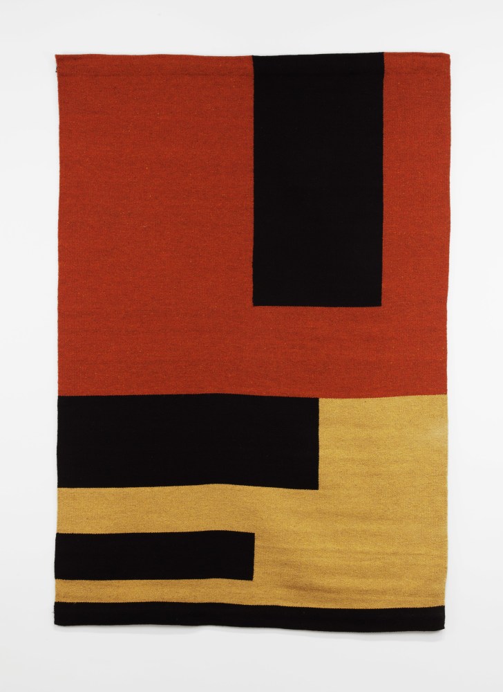 A-Z Cover Series 2: Subjective Composition (Rust and Gold Geometric)
2012
Wool
73 1/4 x 50 inches (186.1 x 127 cm)