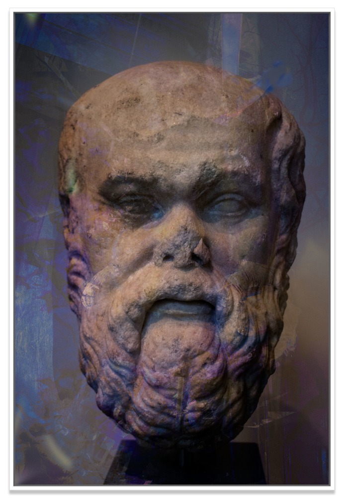 Socrates
2020
UV-curable ink on Dibond
Image Dimensions:&amp;nbsp;50 1/2&amp;nbsp;x 33 5/8&amp;nbsp;inches (128.3 x 85.4 cm)
Framed Dimensions: 52 1/2 x 35 5/8 inches (133.4 x 90.5 cm)
Edition of 5 + 2AP