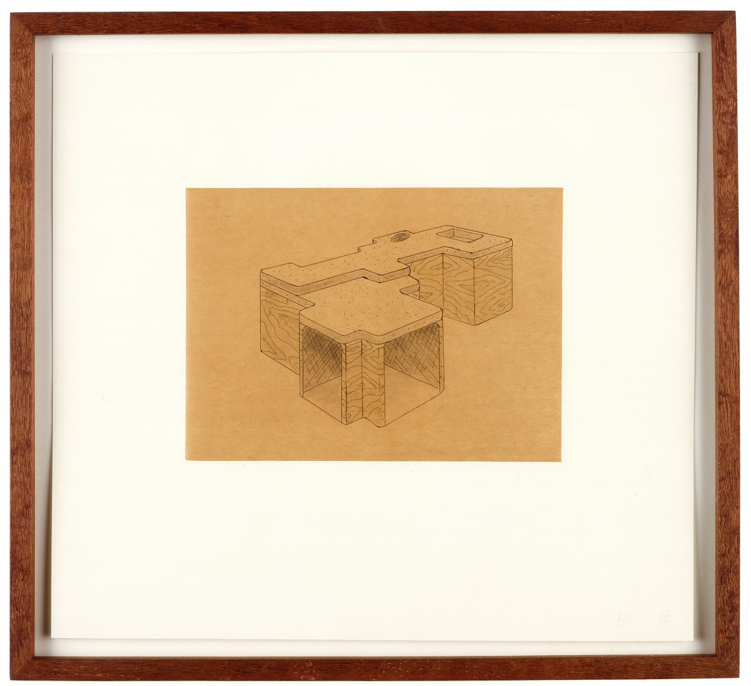 Rules of Raugh&amp;nbsp;(detail)
2005
Set of 11 etching and aquatint prints on Chine-coll&amp;eacute;
Paper Dimensions:
13 1/2 x 15 inches (34.3 x 38.1 cm)
Framed Dimensions:
15 1/4 x 16 5/8 x 1 1/4 inches (38.7 x 42.2 x 3.2 cm)
Edition of 20, 2 AP