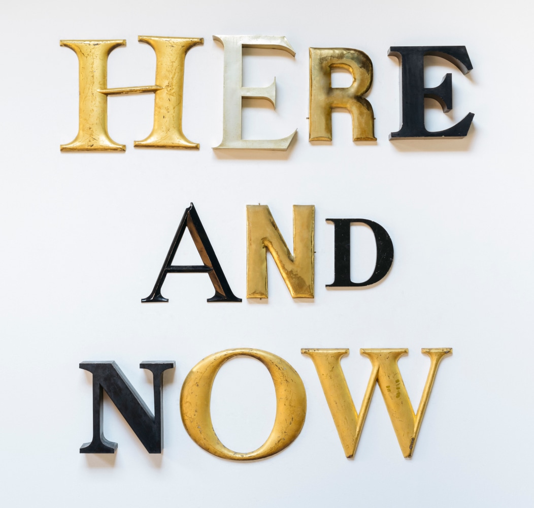 Jack Pierson
HERE AND NOW
2020
Aluminum, gold leaf, steel and tin
82 x 68 x 3 inches (208.3 x 172.7 x 7.6 cm)
