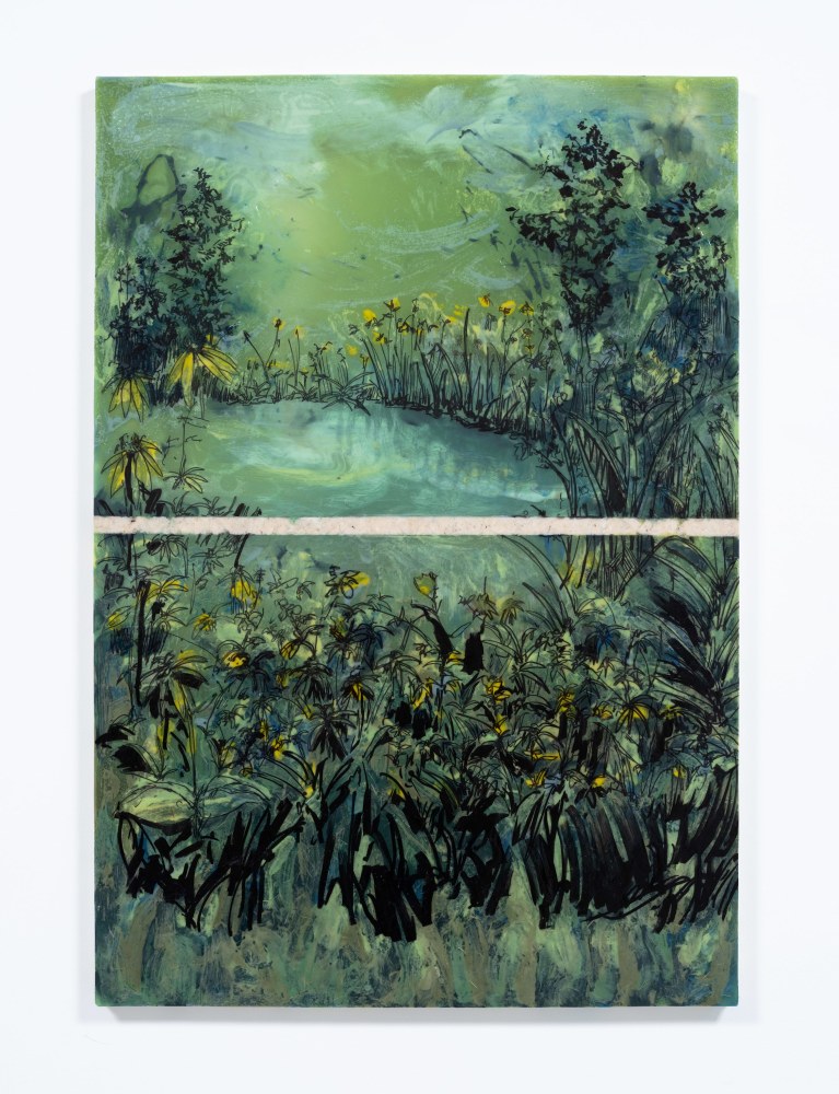 Kevin Beasley
Garden Window I (Lagoon)
2023
Polyurethane resin, raw Virginia cotton, Sharpie transfer, fiberglass
52 x 36 x 1 1/2 inches (132.1 x 91.4 x 3.8 cm)