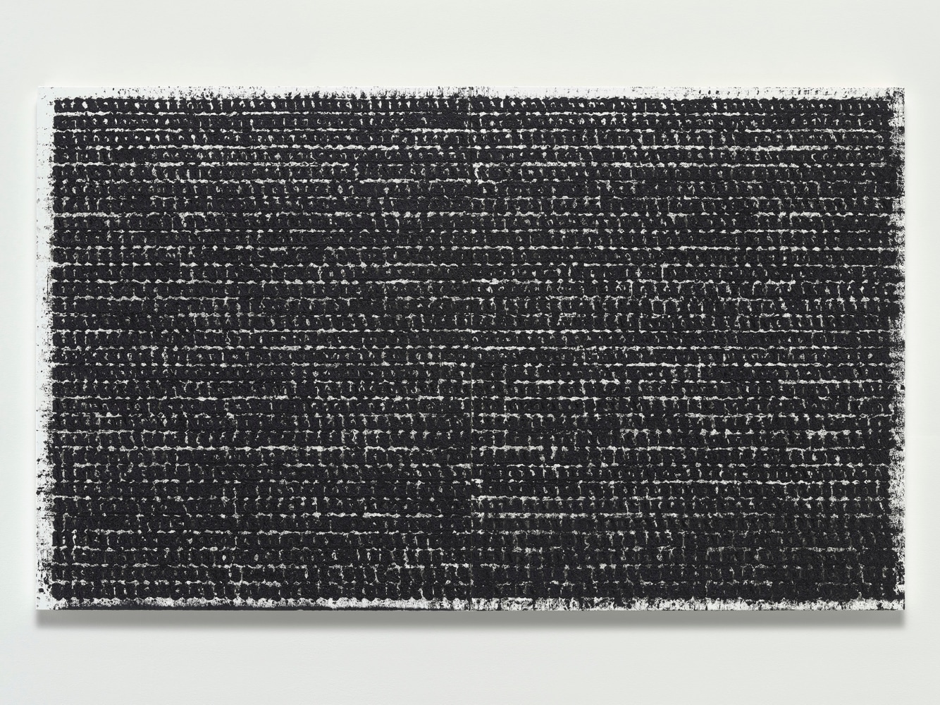 Glenn Ligon
Redacted #7
2023
Oil stick and gesso on two canvases
Overall: 47 1/8 x 78 x 1 7/8 inches (119.7 x 198 x 4.8 cm)