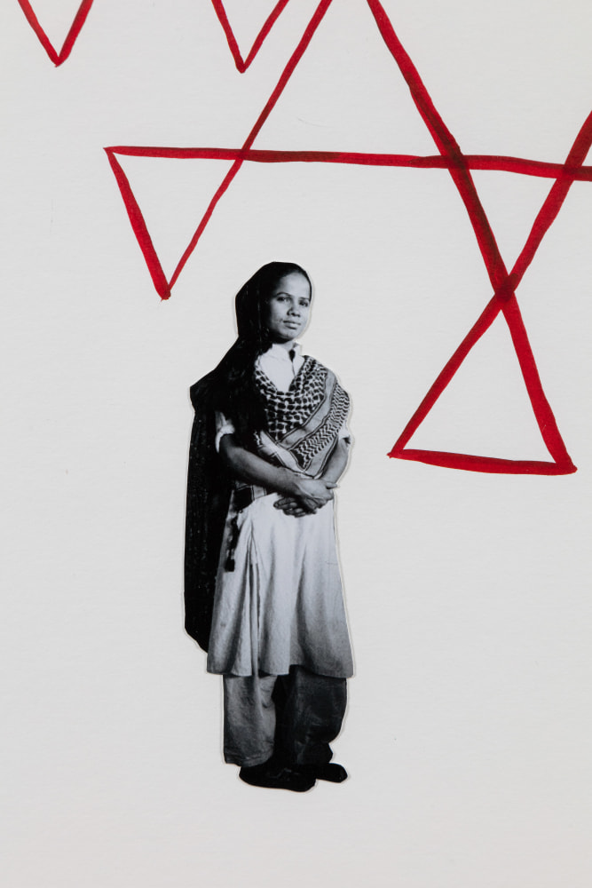 Kader Attia
Untitled&amp;nbsp;(detail)
2020
Collage, ink, photograph, photocopy, print on paper
Framed Dimensions:
26 1/2 x 32 1/4 x 1 1/2 inches (67.3 x 81.9 x 3.8 cm)
Artwork Dimensions:
19 5/8 x 25 1/2 inches (49.8 x 64.8 cm)