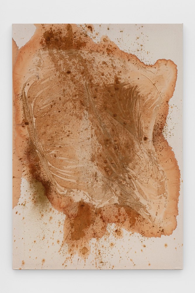 Kader Attia
Untitled
2020
Henna and thread on canvas
75 3/4 x 52 3/4 x 1 inches (192.4 x 134 x 2.5 cm)

&amp;euro;70,000

DOUBLE CLICK IMAGE FOR MORE VIEWS