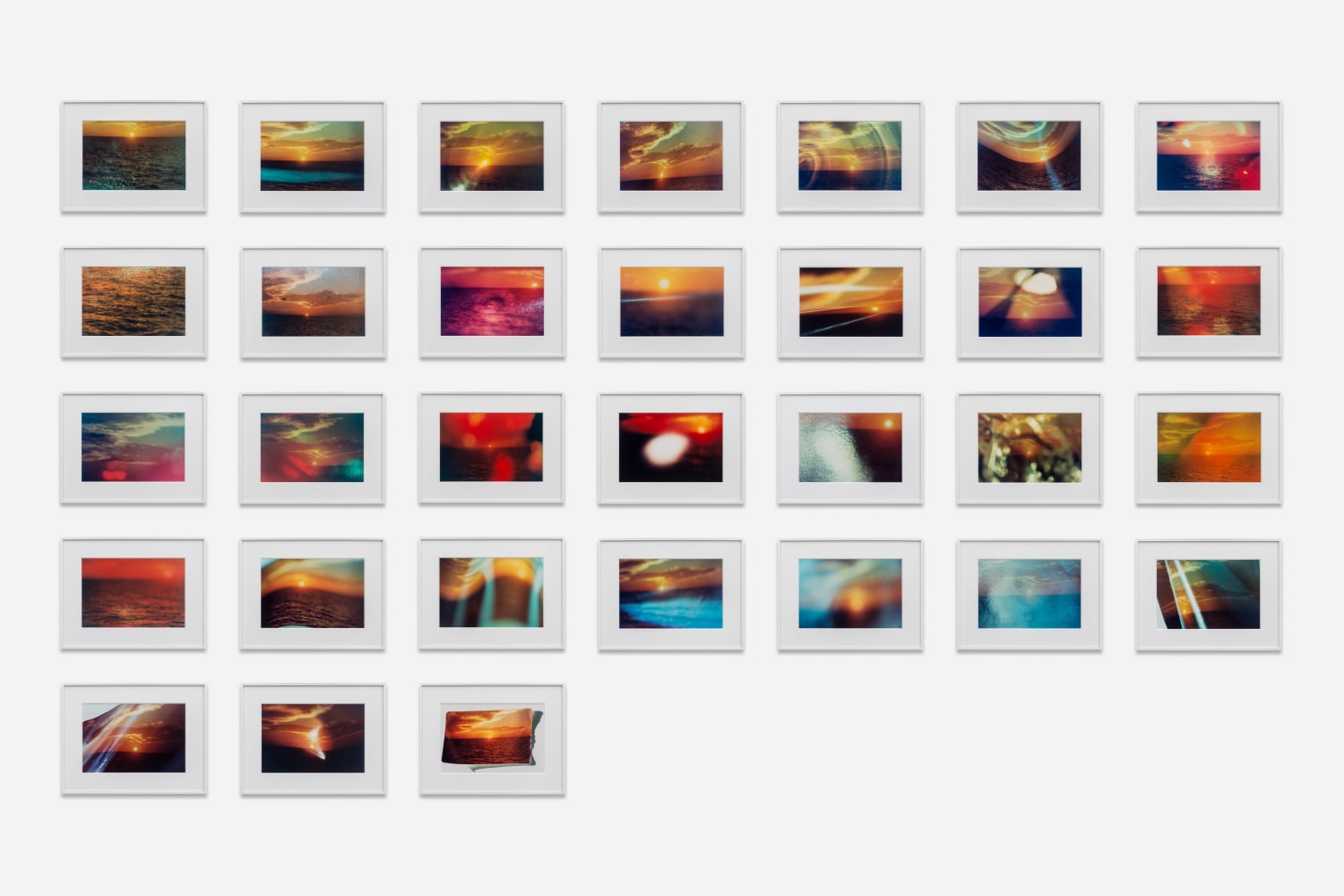 Rachel Harrison
Sunset Series
2000-2012
Set of 31 Chromogenic prints
14 3/8 x 18 5/8 inches (36.5 x 47.3 cm) each