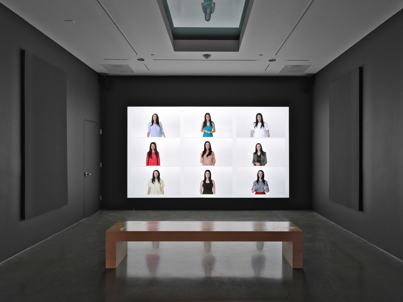 Gillian Wearing
Wearing Gillian
2018
Gillian Wearing in collaboration with Wieden + Kennedy
HD film for projection with sound
5 minutes